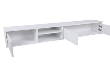 Tv-bänk Needis 180 cm - Vit - Möbler - TV- & Mediamöbler - TV bänk & mediabänk
