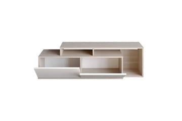 Tv-bänk Nexeria 150 cm - Natur/Vit - Möbler - TV- & Mediamöbler - TV bänk & mediabänk