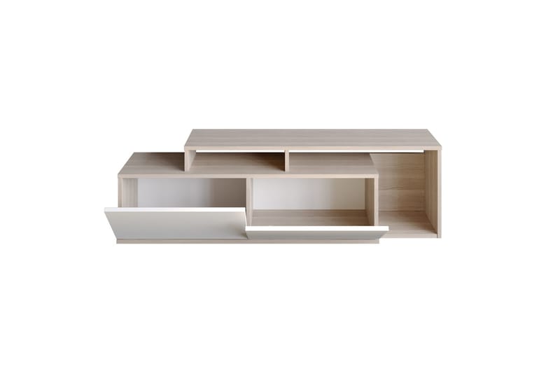 Tv-bänk Nexeria 150 cm - Natur/Vit - Möbler - TV- & Mediamöbler - TV bänk & mediabänk