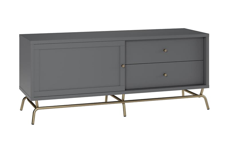Tv-bänk Nova 150x48 cm Grafitgrå - CosmoLiving - Möbler - TV- & Mediamöbler - TV bänk & mediabänk