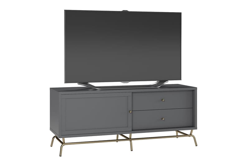 Tv-bänk Nova 150x48 cm Grafitgrå - CosmoLiving - Möbler - TV- & Mediamöbler - TV bänk & mediabänk