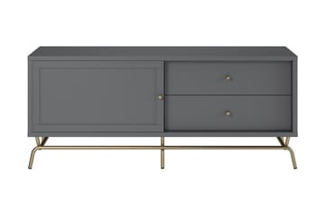 Tv-bänk Nova 150x48 cm Grafitgrå - CosmoLiving - Möbler - TV- & Mediamöbler - TV bänk & mediabänk