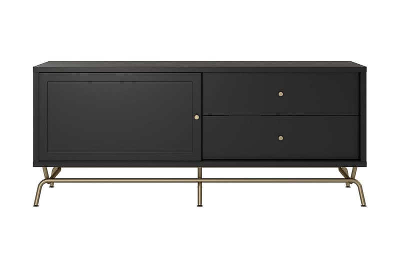 TV-bänk Nova 150x50 cm Svart - CosmoLiving - Möbler - TV- & Mediamöbler - TV bänk & mediabänk
