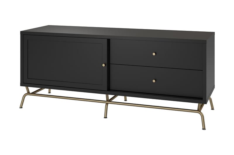 TV-bänk Nova 150x50 cm Svart - CosmoLiving - Möbler - TV- & Mediamöbler - TV bänk & mediabänk