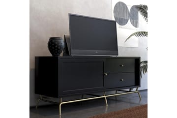 TV-bänk Nova 150x50 cm Svart - CosmoLiving - Möbler - TV- & Mediamöbler - TV bänk & mediabänk