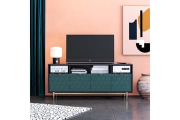 Tv-bänk Olivia 151,4x51 cm Svart - CosmoLiving - Möbler - TV- & Mediamöbler - TV bänk & mediabänk