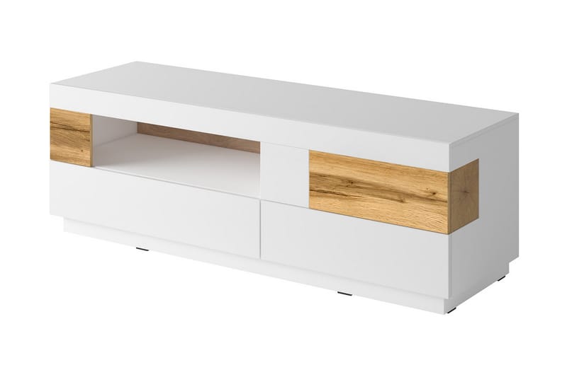 TV-bänk Oppenheim 160 cm - Vit|Trä - Möbler - TV- & Mediamöbler - TV bänk & mediabänk