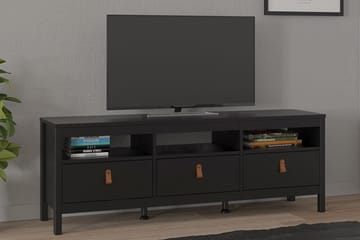 Tv-bänk Osterholm 151 cm - Svart/Natur - Möbler - TV- & Mediamöbler - TV bänk & mediabänk
