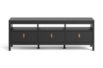 Tv-bänk Osterholm 151 cm - Svart/Natur - Möbler - TV- & Mediamöbler - TV bänk & mediabänk