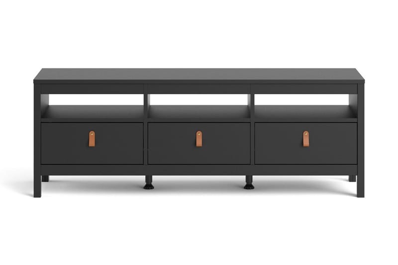 Tv-bänk Osterholm 151 cm - Svart/Natur - Möbler - TV- & Mediamöbler - TV bänk & mediabänk