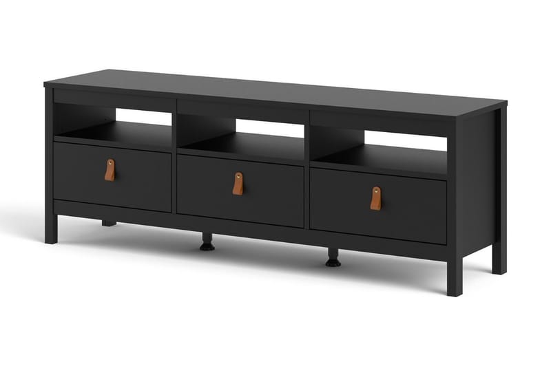 Tv-bänk Osterholm 151 cm - Svart/Natur - Möbler - TV- & Mediamöbler - TV bänk & mediabänk
