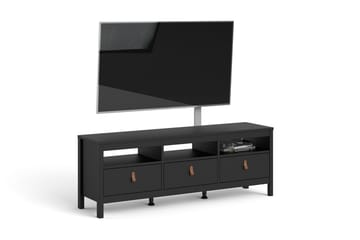 Tv-bänk Osterholm 151 cm - Svart/Natur - Möbler - TV- & Mediamöbler - TV bänk & mediabänk