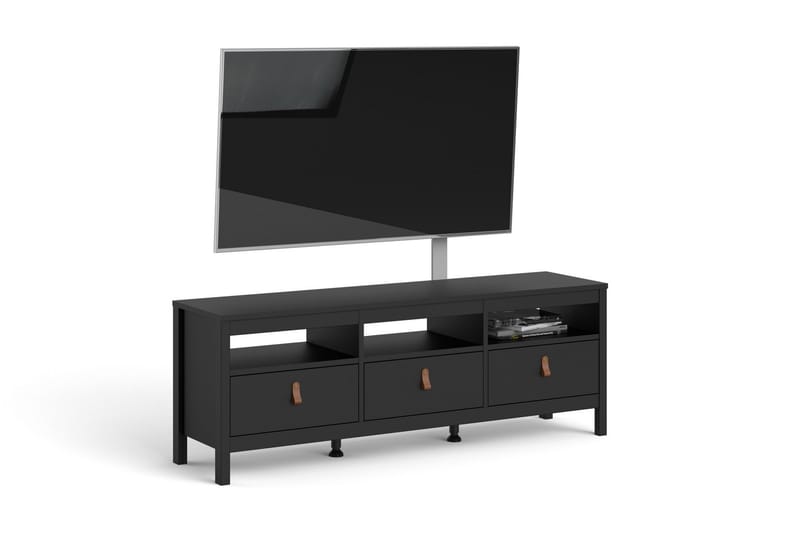 Tv-bänk Osterholm 151 cm - Svart/Natur - Möbler - TV- & Mediamöbler - TV bänk & mediabänk