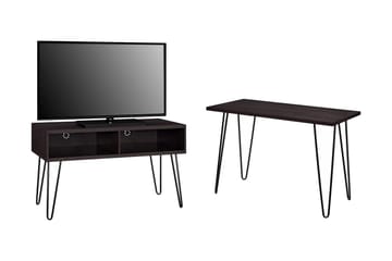 TV-bänk Owen 107x50 cm Espresso - Dorel Home - Möbler - TV- & Mediamöbler - TV bänk & mediabänk