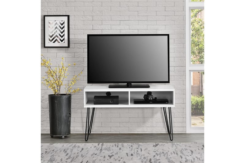 TV-bänk Owen 107x50 cm Vit - Dorel Home - Möbler - TV- & Mediamöbler - TV bänk & mediabänk