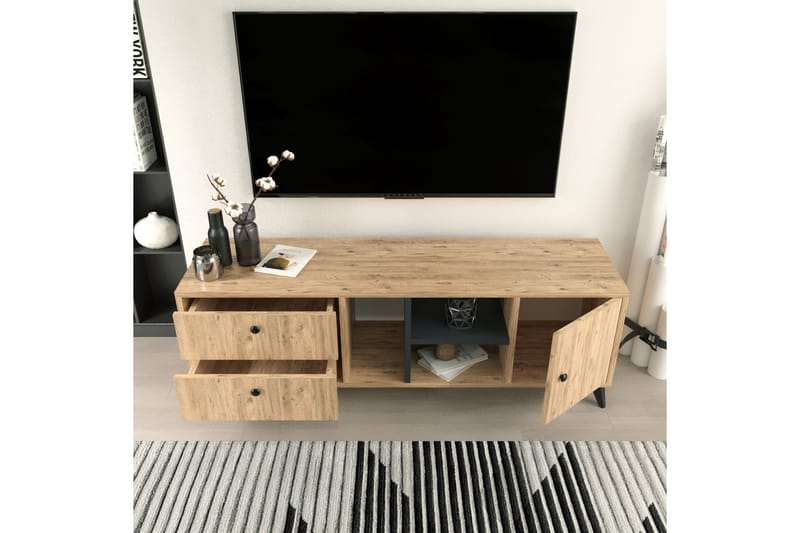 Tv-bänk Oxaca 150 cm - Natur - TV bänk & mediabänk