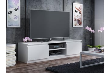 TV-bänk Radomir 140 cm - Vit - Möbler - TV- & Mediamöbler - TV bänk & mediabänk