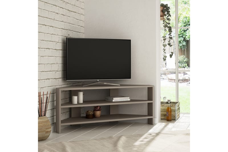 Tv-bänk Rodger 114 cm - Brun - Möbler - TV- & Mediamöbler - TV bänk & mediabänk