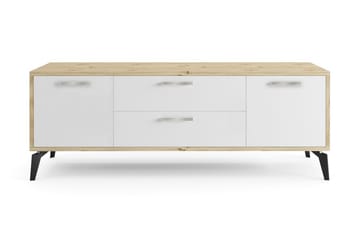 Tv-bänk Ruropolis 150 cm - Vit - Möbler - TV- & Mediamöbler - TV bänk & mediabänk