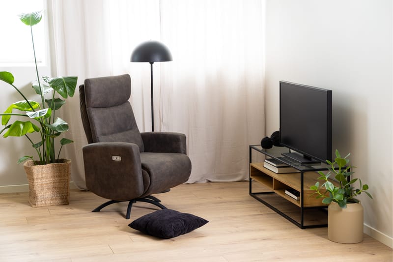 Tv-bänk Sakila 40 cm - Transparent - Möbler - TV- & Mediamöbler - TV bänk & mediabänk