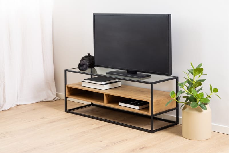 Tv-bänk Sakila 40 cm - Transparent - Möbler - TV- & Mediamöbler - TV bänk & mediabänk