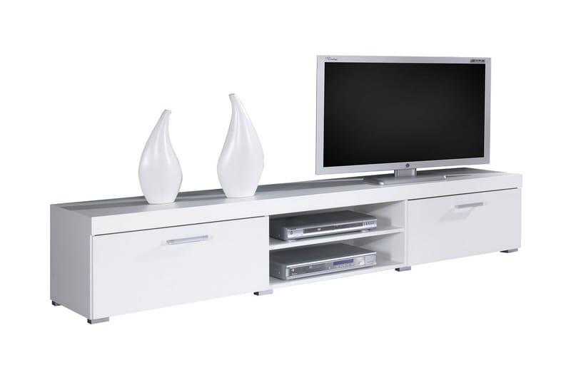 TV-bänk Samba 200x45x39 cm - Vit - Möbler - TV- & Mediamöbler - TV bänk & mediabänk