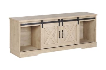 TV-bänk Sandharsi 150x40 cm - Ljusbrun - Möbler - TV- & Mediamöbler - TV bänk & mediabänk
