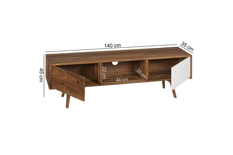 TV-Bänk Schacherer 140 cm - Trä|natur - Möbler - TV- & Mediamöbler - TV bänk & mediabänk