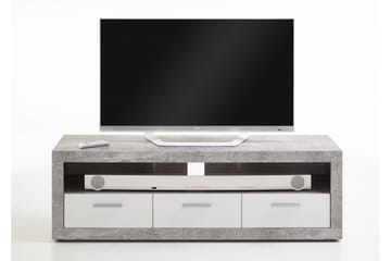 TV-Bänk Shakesphere 152 cm - Vit|Grå - Möbler - TV- & Mediamöbler - TV bänk & mediabänk