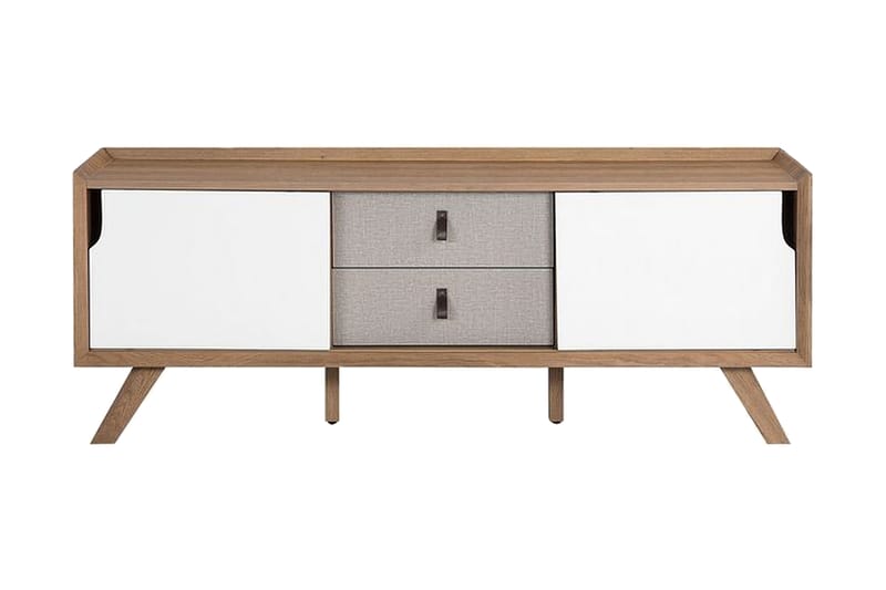 TV-Bänk Sharo 147 cm - Vit - Möbler - TV- & Mediamöbler - TV bänk & mediabänk