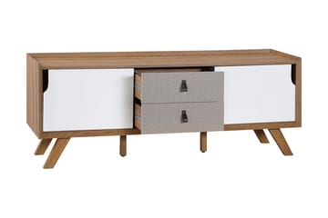 TV-Bänk Sharo 147 cm - Vit - Möbler - TV- & Mediamöbler - TV bänk & mediabänk