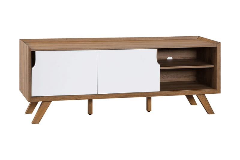 TV-Bänk Sharo 147 cm - Vit - Möbler - TV- & Mediamöbler - TV bänk & mediabänk