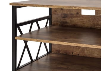 TV-Bänk Shavina 120 cm - Brun - Möbler - TV- & Mediamöbler - TV bänk & mediabänk