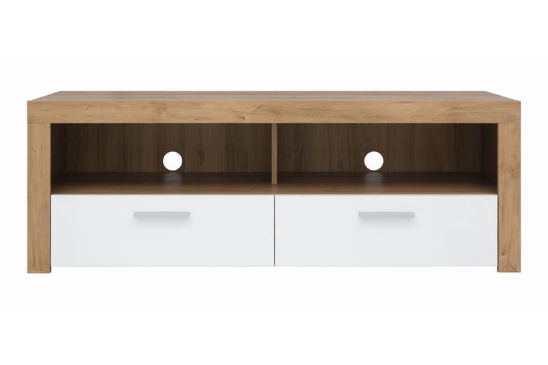 TV-bänk Sitar 135 cm - Trä|natur|Vit - Möbler - TV- & Mediamöbler - TV bänk & mediabänk