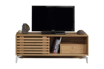Tv-bänk Skoglund 100 cm - Grå Trä - Möbler - TV- & Mediamöbler - TV bänk & mediabänk
