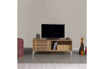 Tv-bänk Skoglund 100 cm - Grå Trä - Möbler - TV- & Mediamöbler - TV bänk & mediabänk