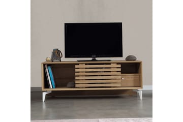 Tv-bänk Skoglund 100 cm - Grå Trä - Möbler - TV- & Mediamöbler - TV bänk & mediabänk