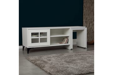 Tv-bänk Skoglund 150 cm - Vit - Möbler - TV- & Mediamöbler - TV bänk & mediabänk