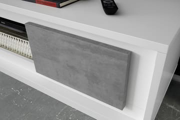 TV-bänk Sky 156 cm - Vit|Ljusgrå - Möbler - TV- & Mediamöbler - TV bänk & mediabänk