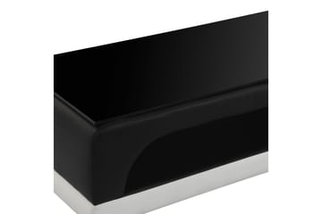 TV-bänk Southwell 130 cm - Svart - Möbler - TV- & Mediamöbler - TV bänk & mediabänk