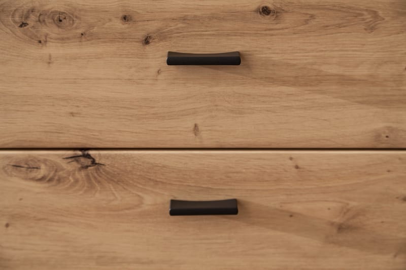 TV-Bänk Spinos 183 cm - Ek|Antracit - Möbler - TV- & Mediamöbler - TV bänk & mediabänk