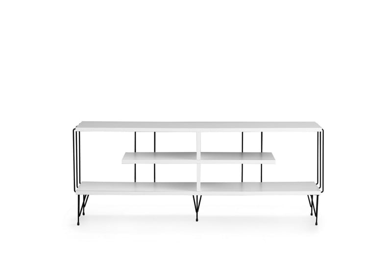 Tv-bänk Steinhagen 120 cm - Vit - Möbler - TV- & Mediamöbler - TV bänk & mediabänk
