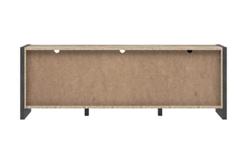 Tv-bänk Strelcha 190 cm - Brun/Grå - Möbler - TV- & Mediamöbler - TV bänk & mediabänk