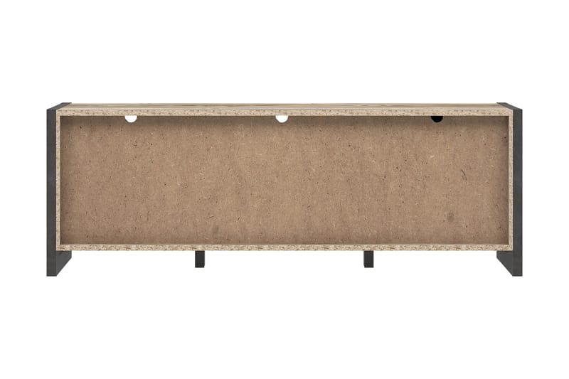 Tv-bänk Strelcha 190 cm - Brun/Grå - Möbler - TV- & Mediamöbler - TV bänk & mediabänk