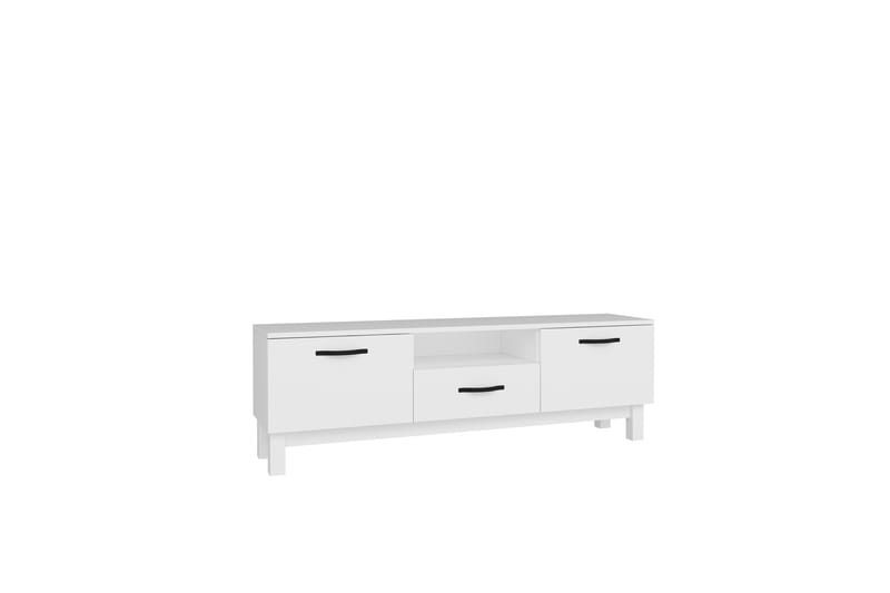 Tv-bänk Suzi 150x35,3 cm Vit - Hanah Home - Möbler - TV- & Mediamöbler - TV bänk & mediabänk