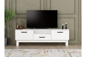 Tv-bänk Suzi 150x35,3 cm Vit - Hanah Home - Möbler - TV- & Mediamöbler - TV bänk & mediabänk