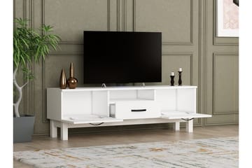 Tv-bänk Suzi 150x35,3 cm Vit - Hanah Home - Möbler - TV- & Mediamöbler - TV bänk & mediabänk