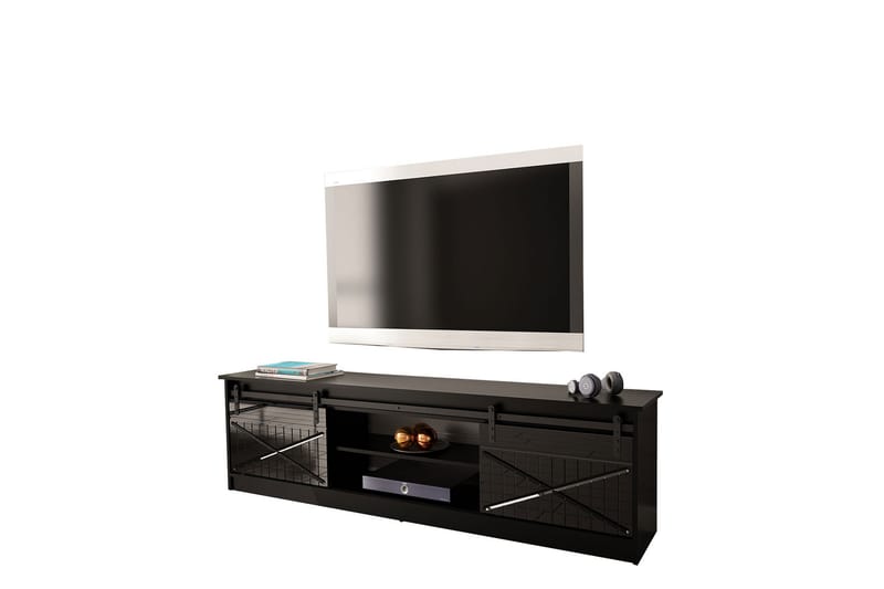 Tv-bänk - Svart - Möbler - TV- & Mediamöbler - TV bänk & mediabänk