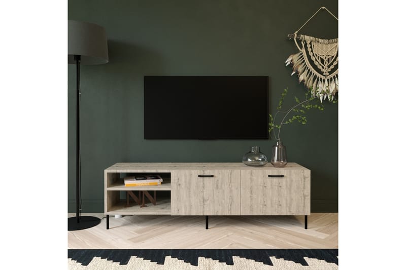 Tv-bänk Tabcoai 150 cm - Natur - TV bänk & mediabänk