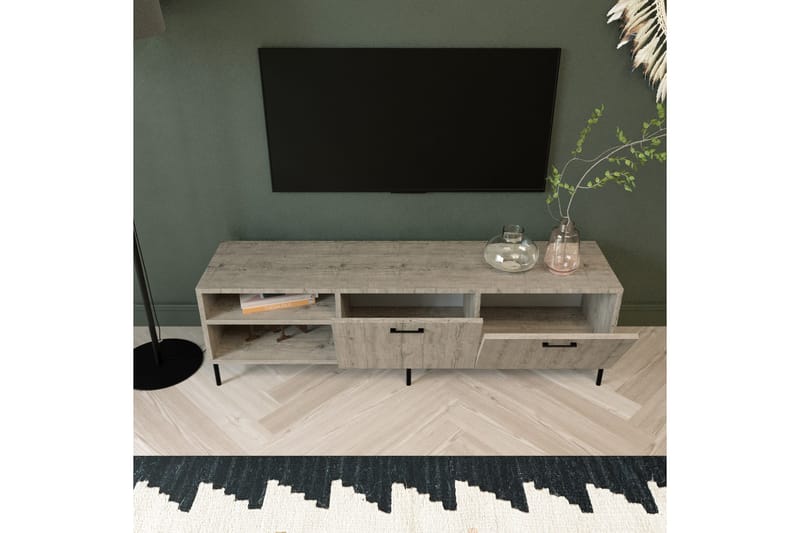 Tv-bänk Tabcoai 150 cm - Natur - TV bänk & mediabänk